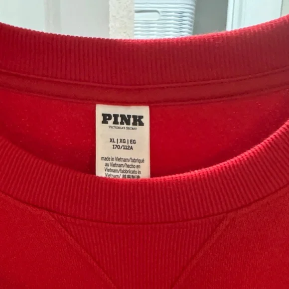 Victoria's Secret Red Crew Neck Sweater - Picture 3 of 3